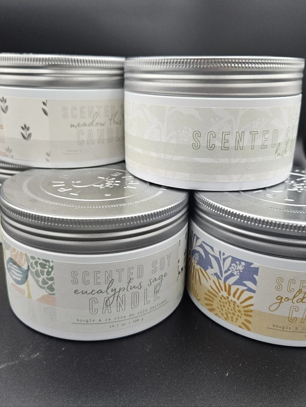 Tried & True Candles Soy In Decorative Tin, 6 Fragrances Availabe,